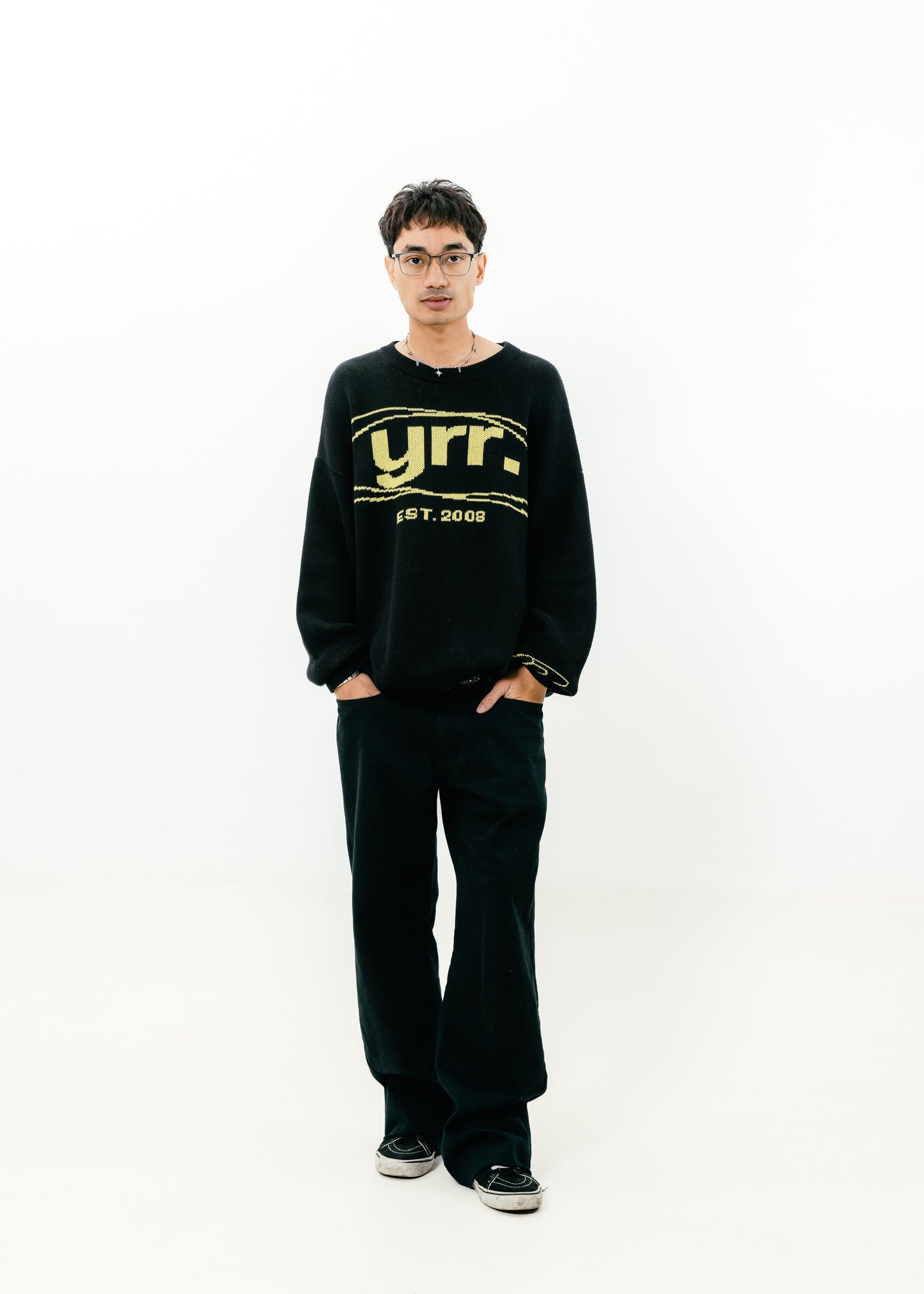 YZ 'YRR' Knitted Sweater