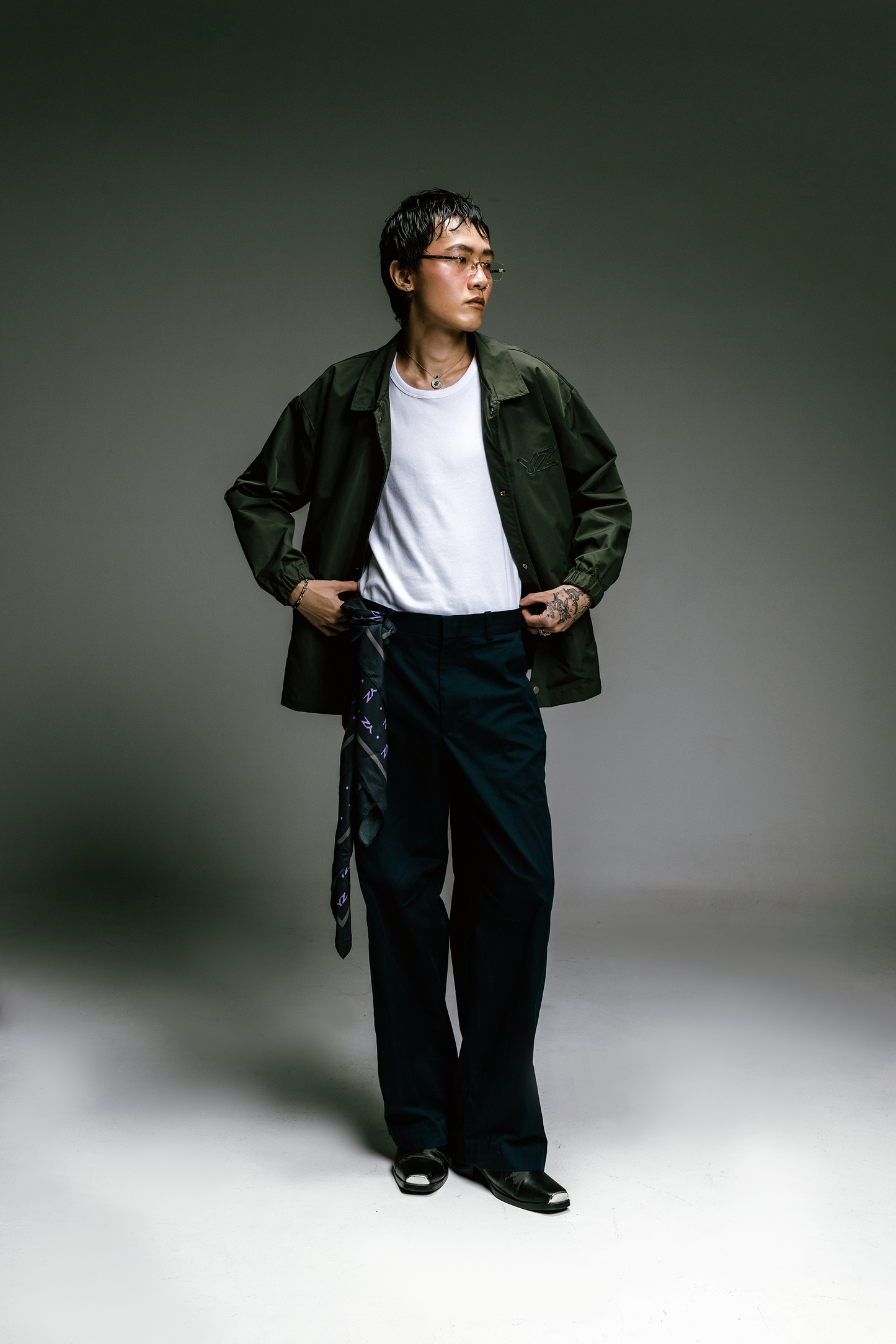 YZ 001 Work Jacket Green